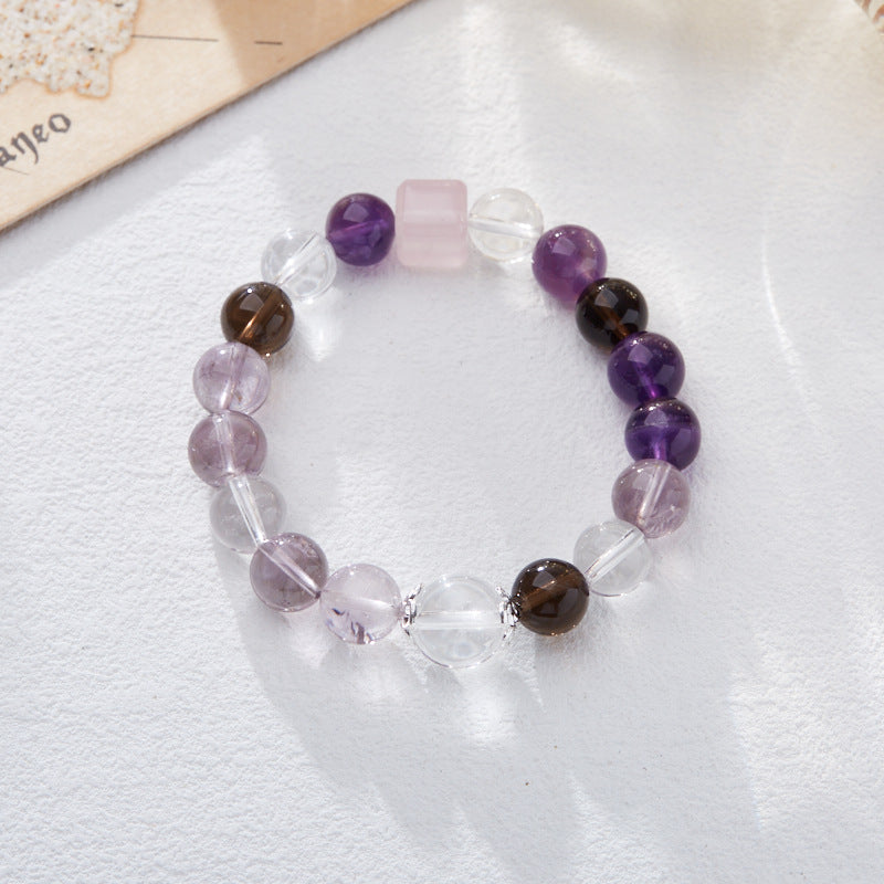 Fire Lucky Female Amethyst Ghost Design Bracelets