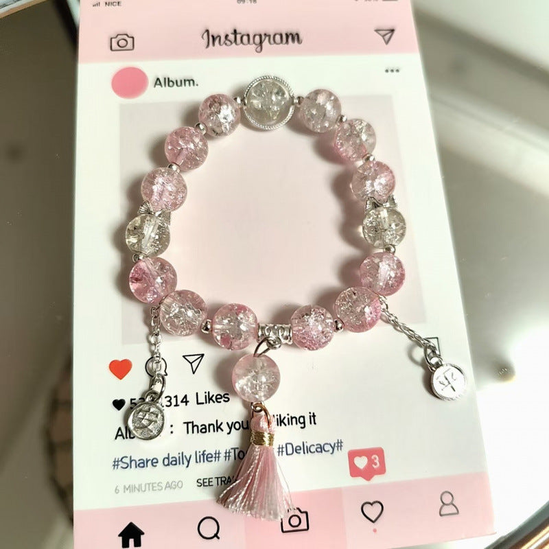 Moon Glazed Female Design Simple High Sense Versatile Bracelet