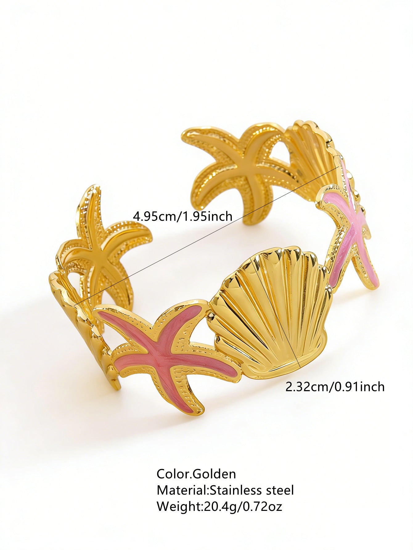 Steel Oil Dripping Cherry Special Interest Light Luxury Flowers Openings Bracelet