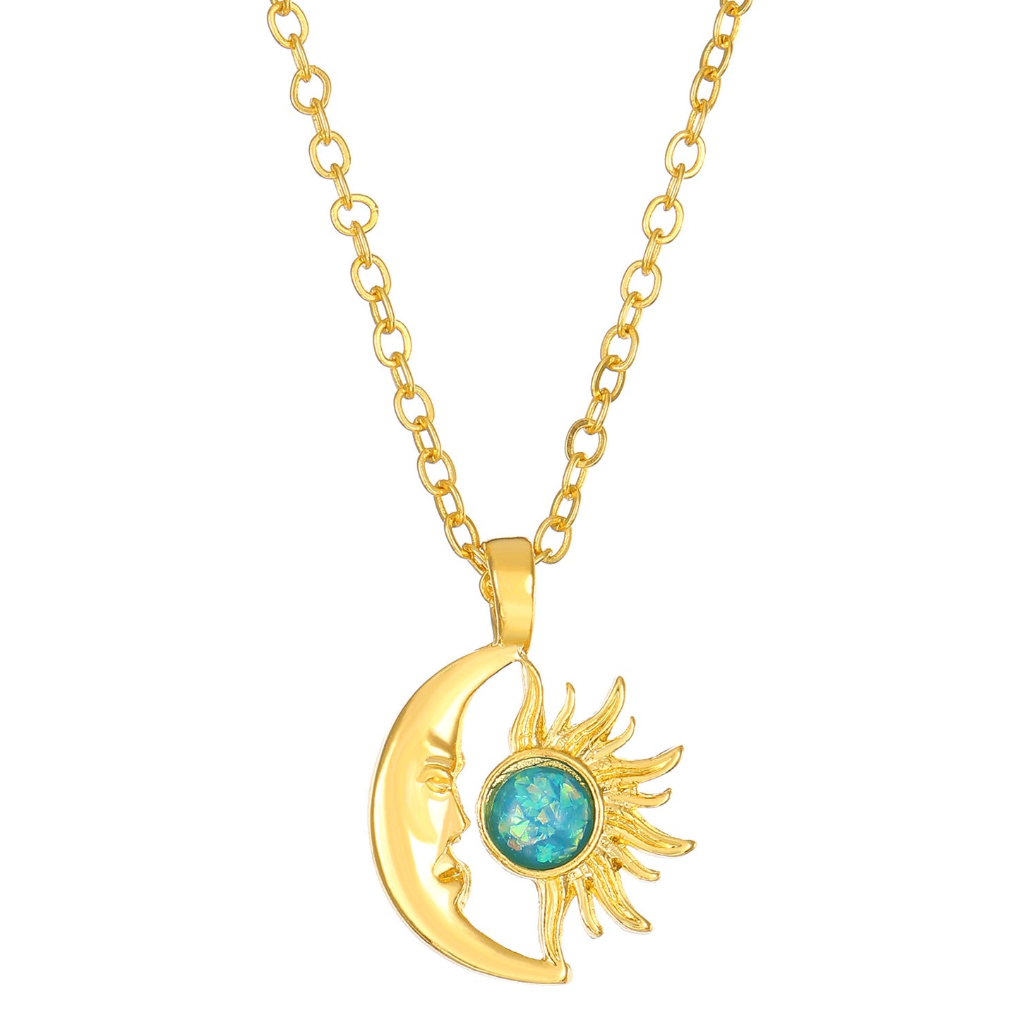 Sun Moon Female Style Personalized Design Pendants