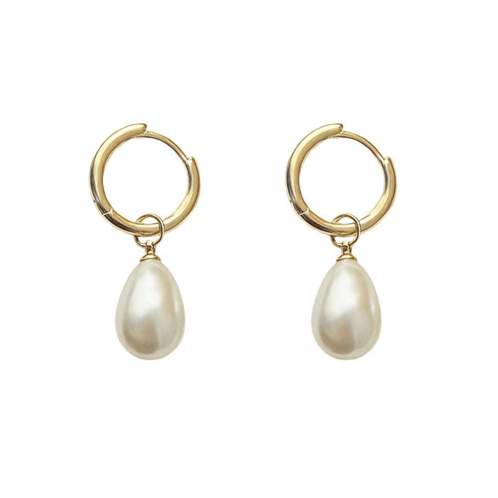 Luxury Fashion Style Pearl High-grade Gentle Elegant Earrings