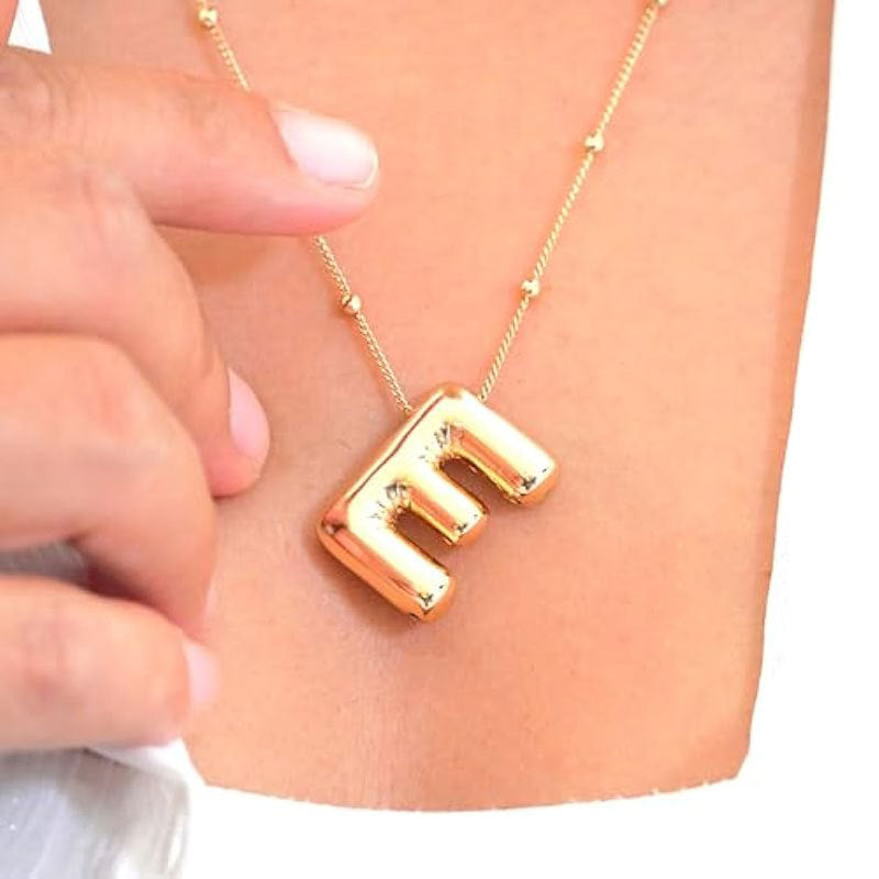 Glossy Letter Copper Popular Accessory Exquisite Necklaces