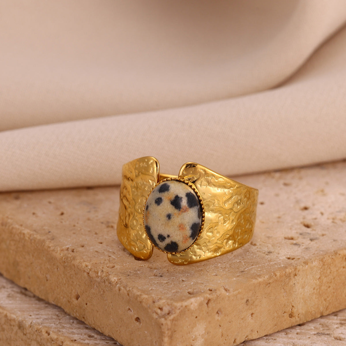 Creative Simple Stainless Steel Open Light Luxury High-grade Ring