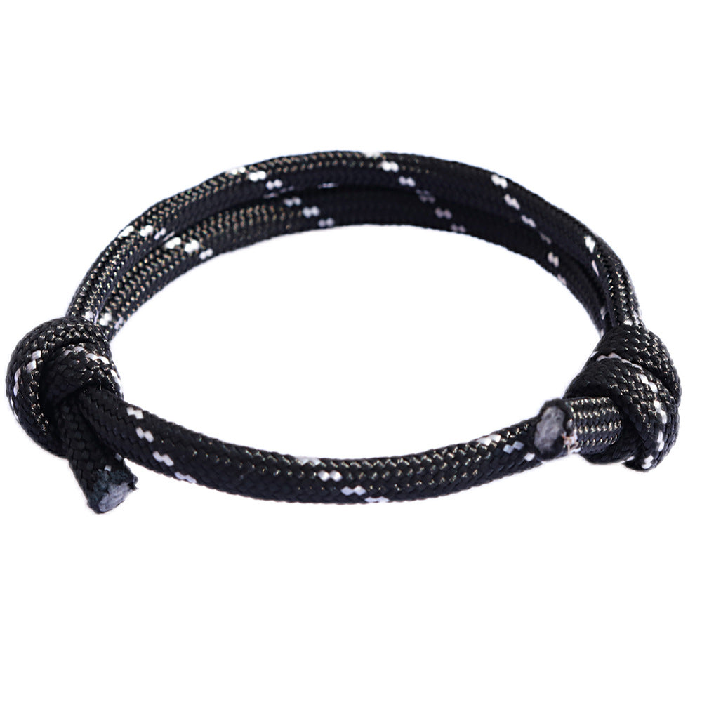 Men's Nautical Nylon Adjustable Handmade Braided Rope Bracelets