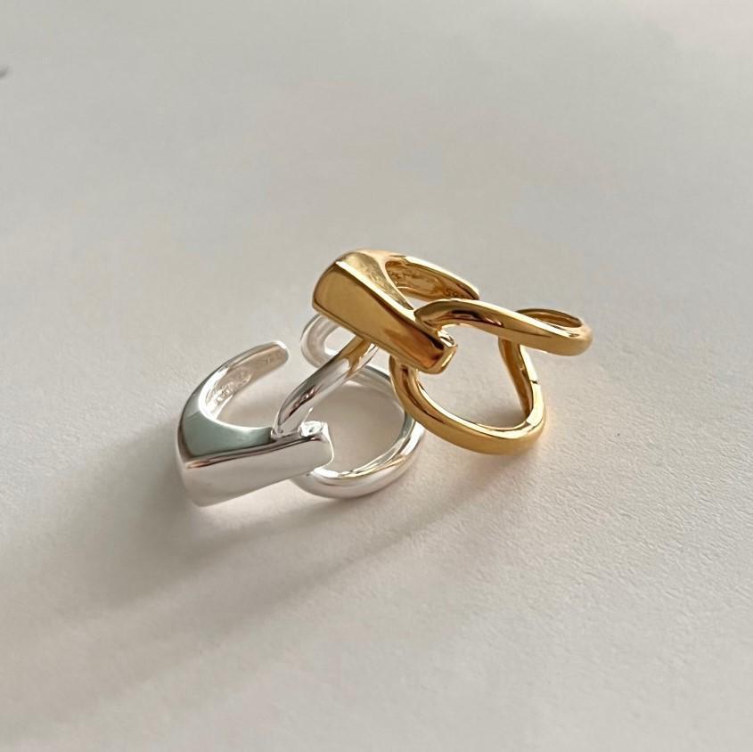 Fan Korean Jewelry Sterling Sier Personality Rings