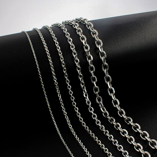 Stainless Steel Batch Angle Chain With Necklaces