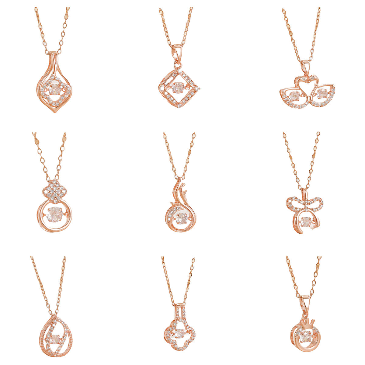 Women's Fading Smart For Simple Graceful Clover Clavicle Chain Niche Necklaces