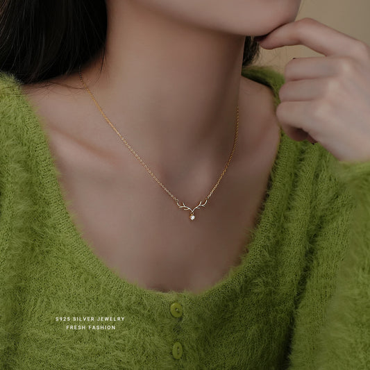 You Antlers Female Mori Fresh Niche Necklaces