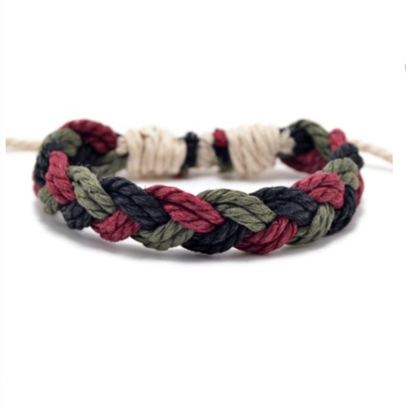 Rope Couple Ethnic Style Hand-woven Simple Korean Bracelets