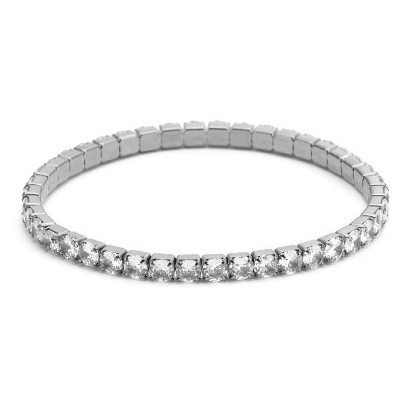 Titanium Steel Elastic String Diamond Trendy Bracelets