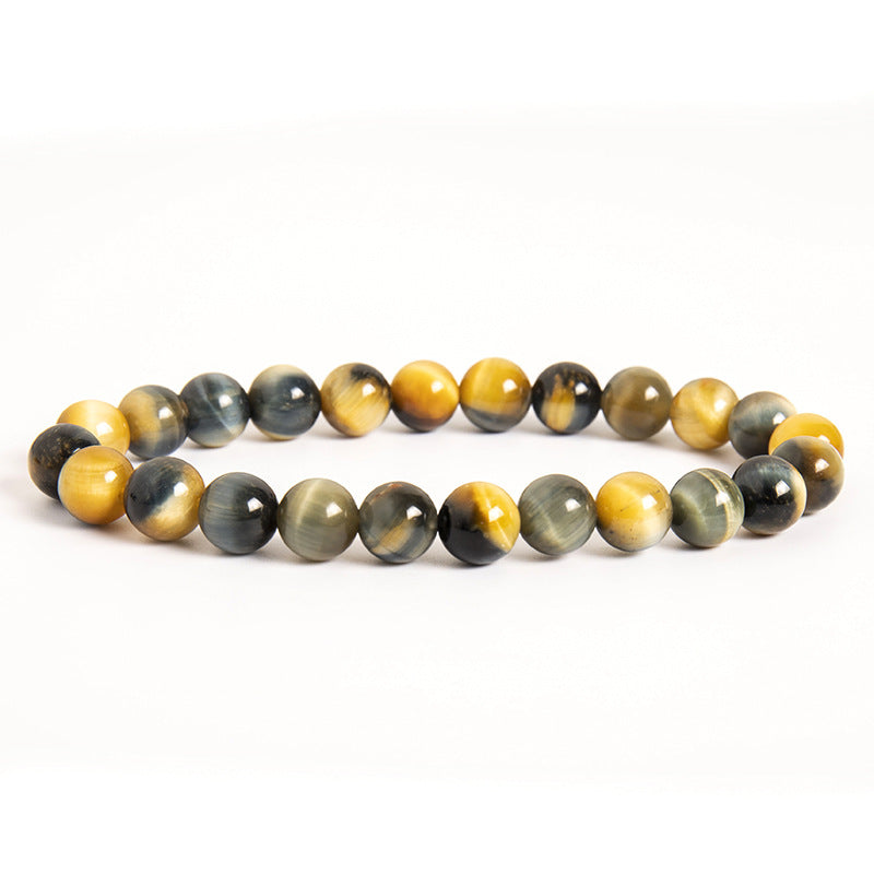 Men's Commuter Green Gold Purple Tiger Natural Bracelets