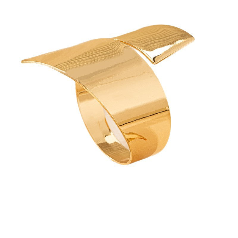 Cool Style Simple Metal Geometry Glossy Bracelet