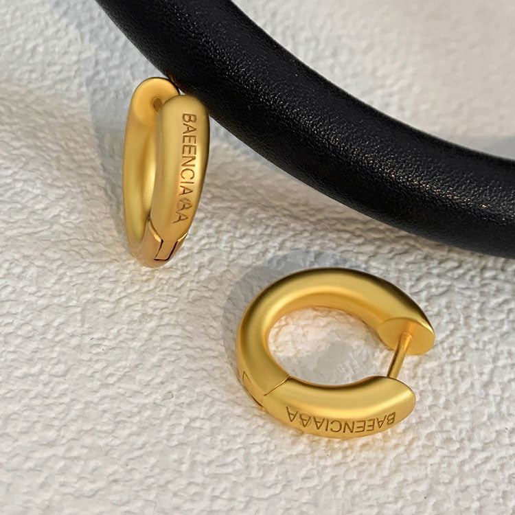 Punk Niche Personality Circle Disco Jumping Earrings