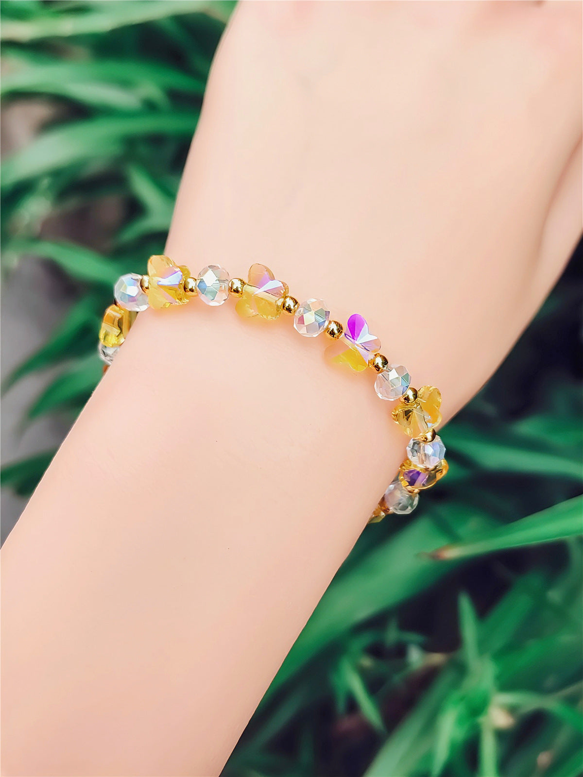 Women's Crystal Optional Sweet Fashion Ornament Butterfly Bracelets