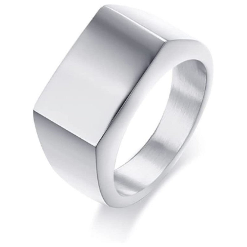 Men's Domineering Business Fashionable Guy Full Glossy Rings