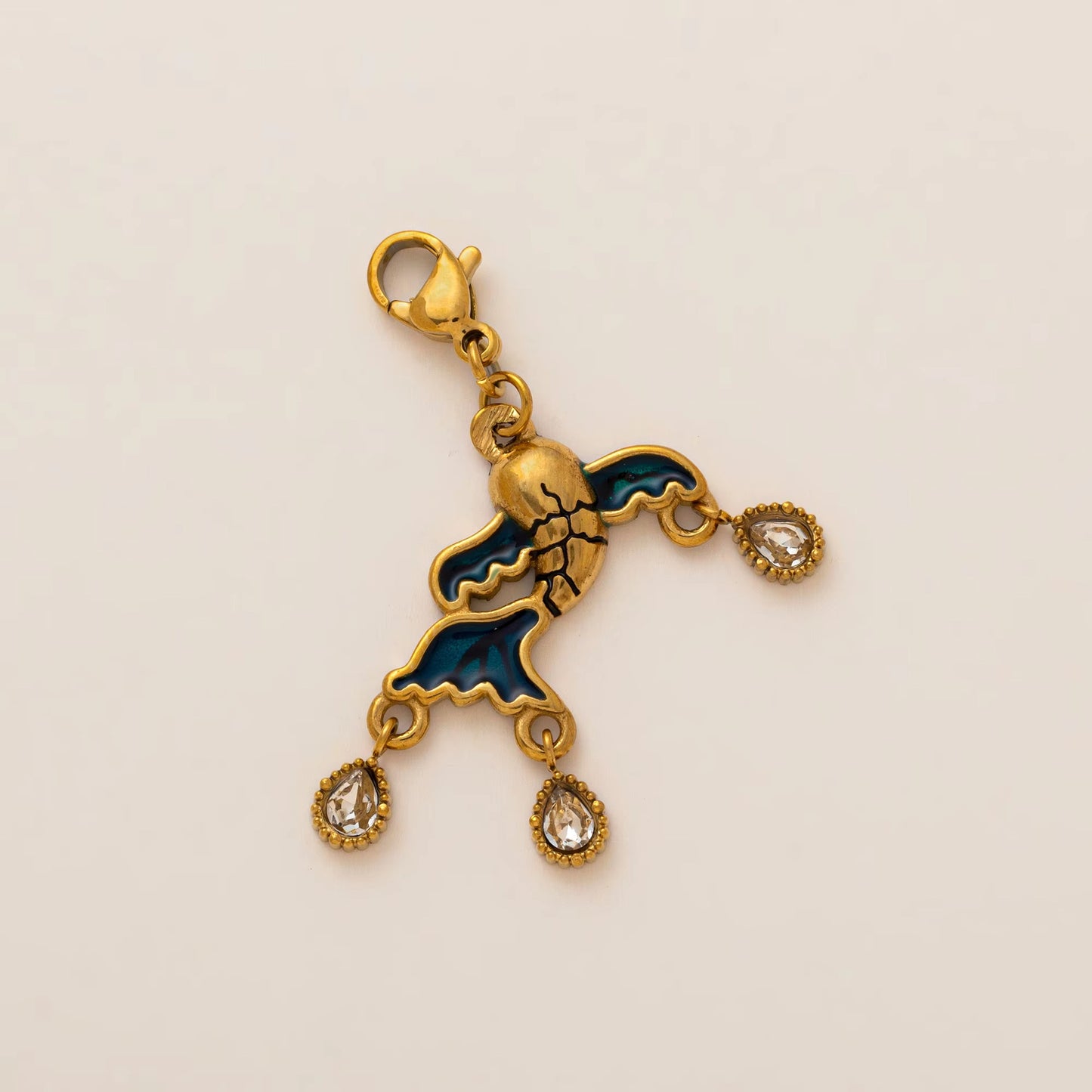 Stainless Steel Ocean Series Parts Furnace Vacuum Plating Gold Pendants