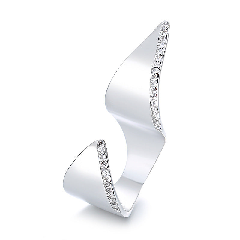 Irregular With Personality Open Street Shot Rings