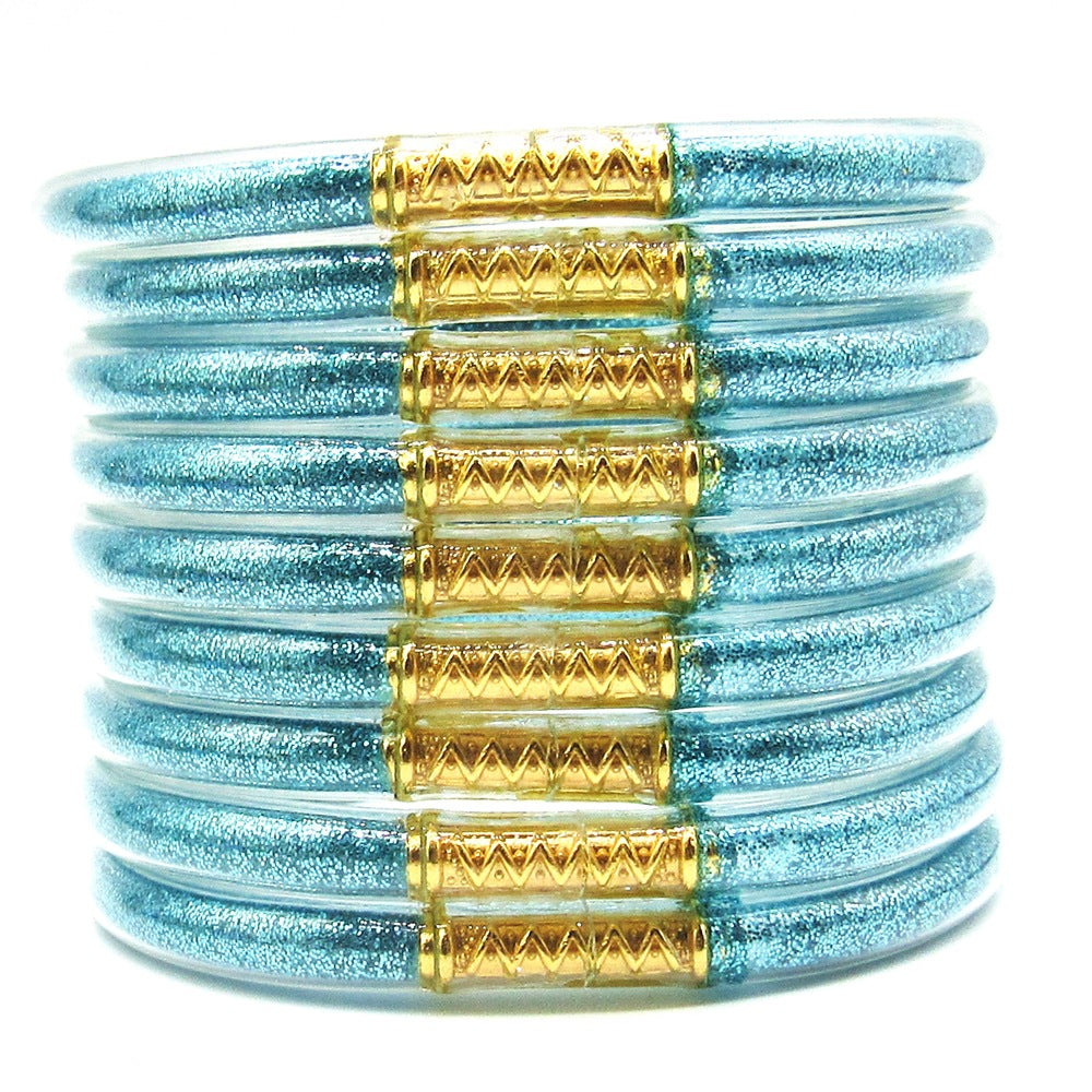 Women's Powder Combination Of Three Shiny Candy Color Bracelet