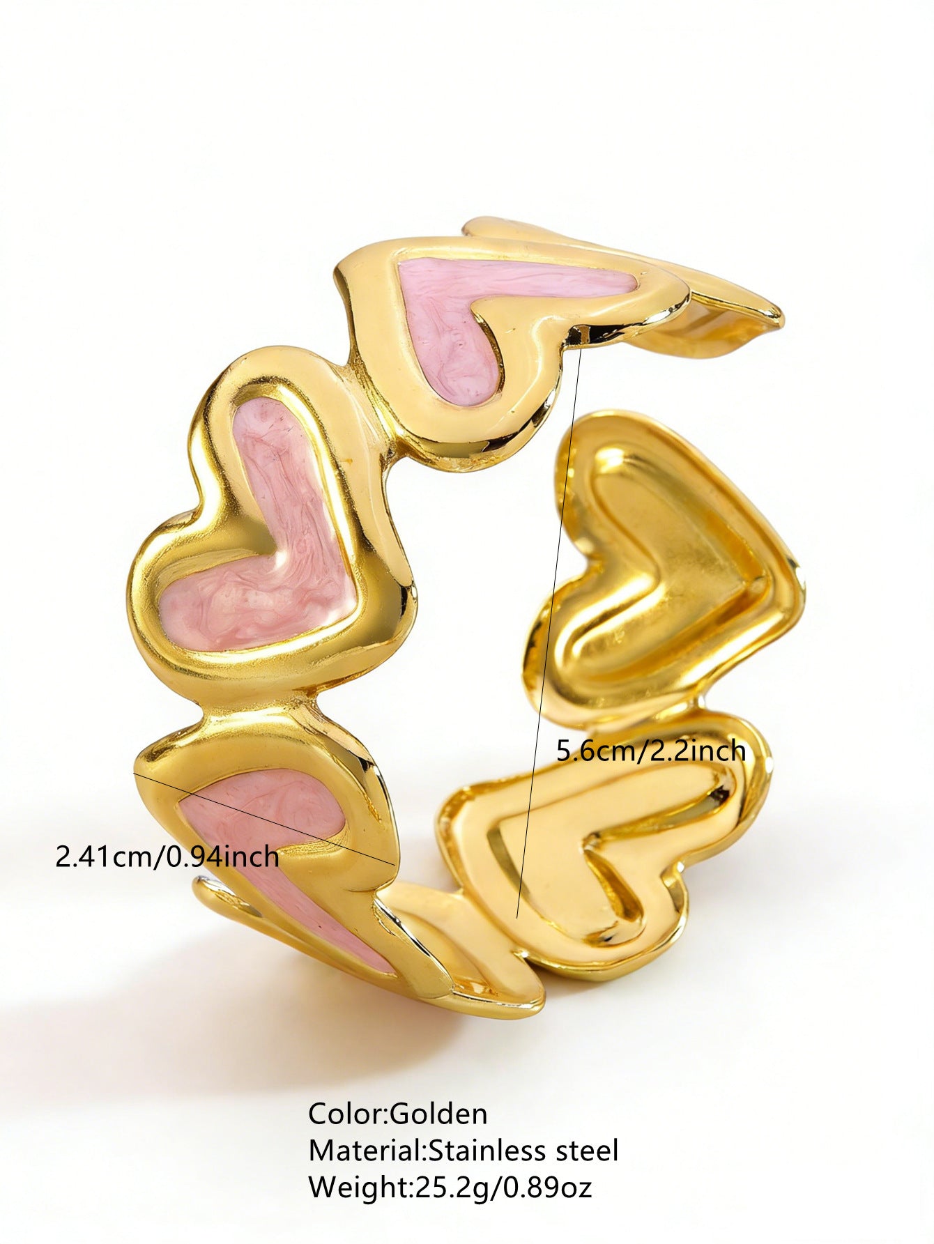 Steel Oil Dripping Cherry Special Interest Light Luxury Flowers Openings Bracelet