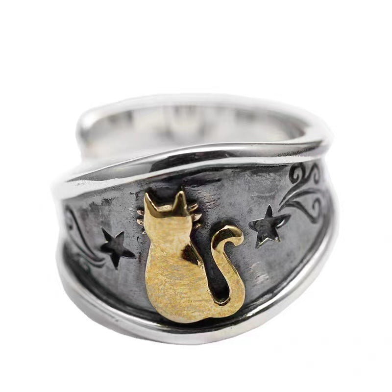 Men's Fashion Niche Design Single Cold Style Personality Forefinger Ring