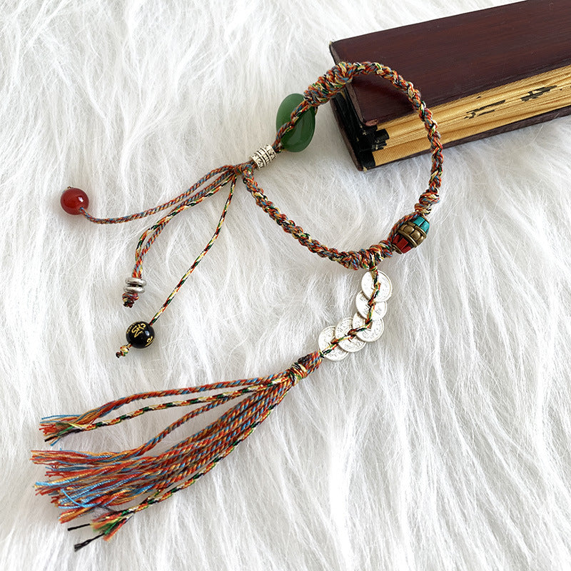 Style Tibetan Li Ancient Tassel Handmade Bracelets