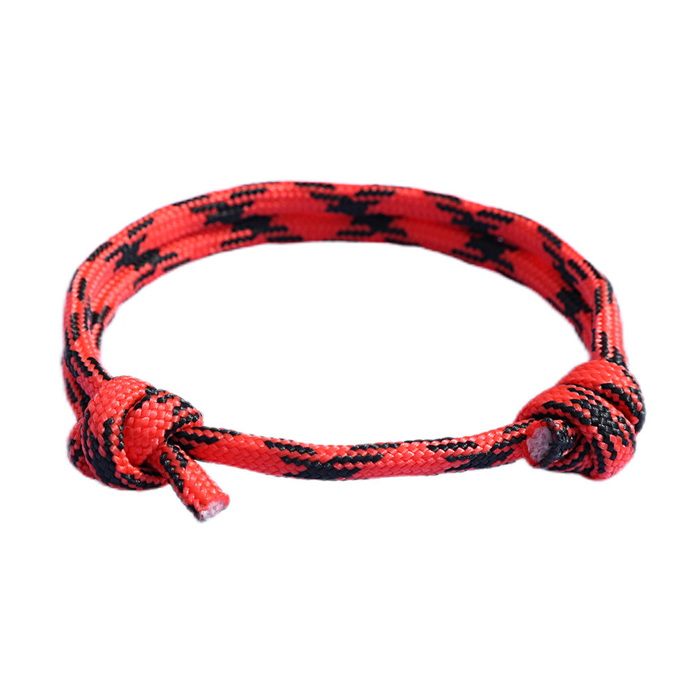 Men's Nautical Nylon Adjustable Handmade Braided Rope Bracelets