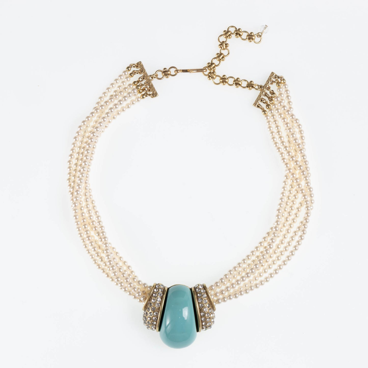 Women's Western Temperament Niche Design Collection Glass Necklaces