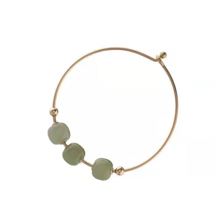 Natural Special Interest Light Luxury Gold French Retro Bracelets
