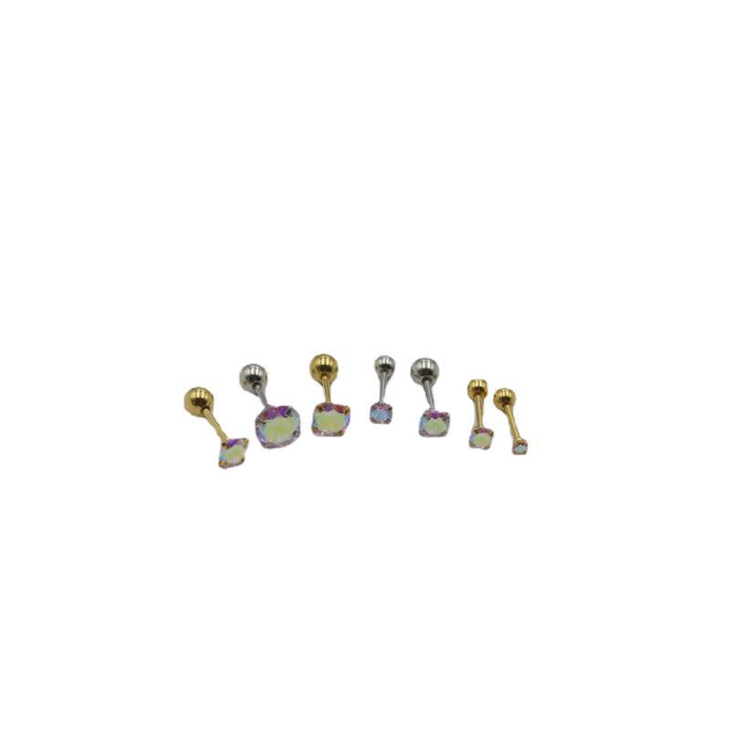 Ear Zircon Color Zirconium Bone Cochlear Ornament Earrings