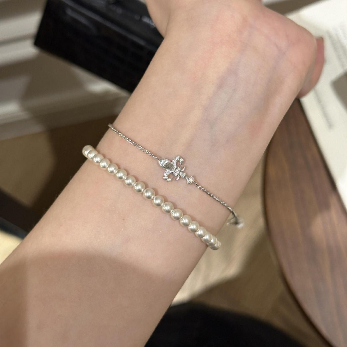 Brushed Chinese Style Vintage Court Light Luxury Bracelets