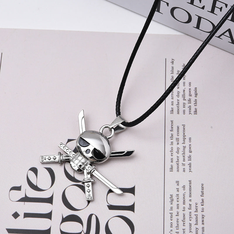 One Piece Cartoon Characters Straw Hat Luo Necklaces