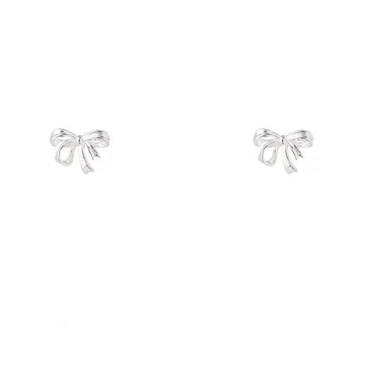 Bow Small Exquisite Special Interest Light Earrings