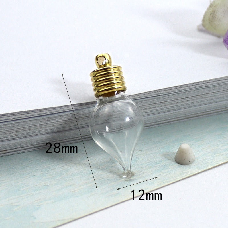Drop Rice Cave Bottle Ing Glass Thread Fire Extinguisher Bottles Pendants