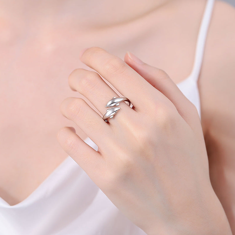 Korean Style Fashion Design Simple Open Rings