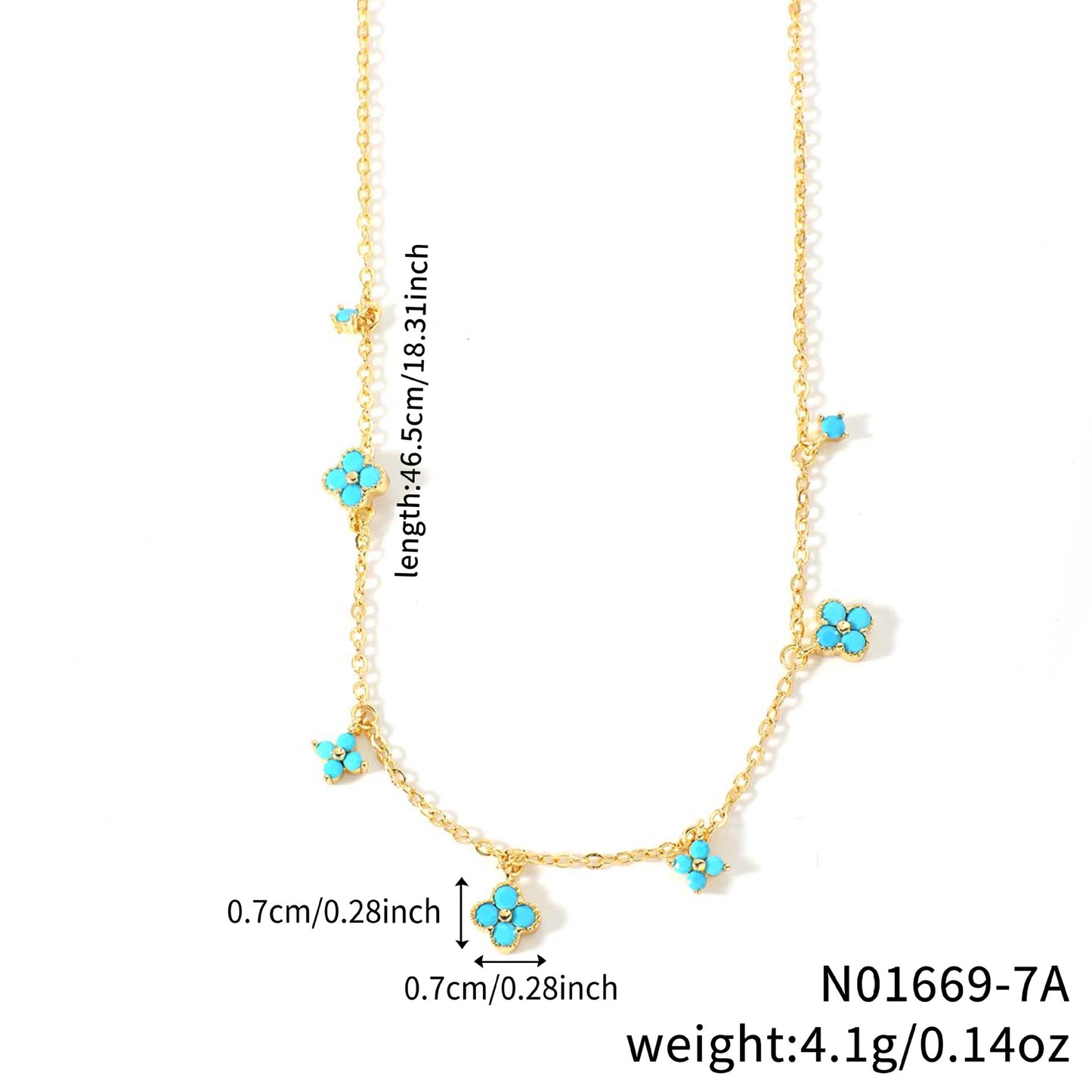 Flower-shaped Clavicle Chain Fashion Inlaid Zirconium Design Birthday Pendant
