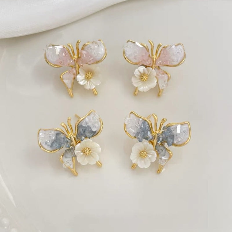 Women's Butterfly Gentle Generous Niche Temperament Sweet Earrings