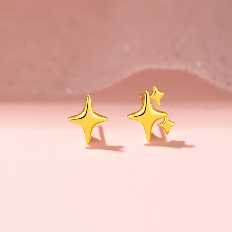 Women's Minimalist Star For Niche Design Temperament Earrings