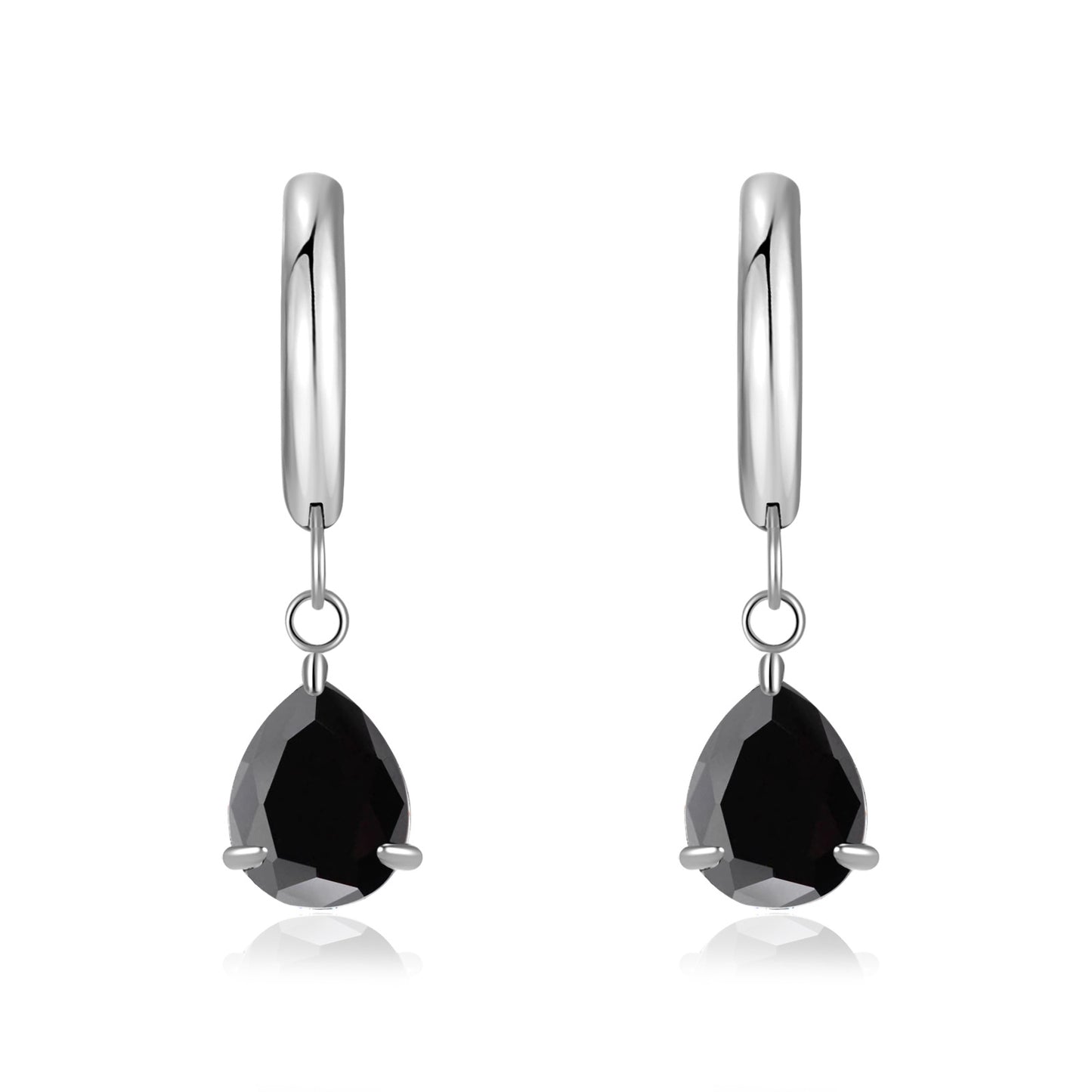 Titanium Steel Zircon Coil Small Ear Earrings