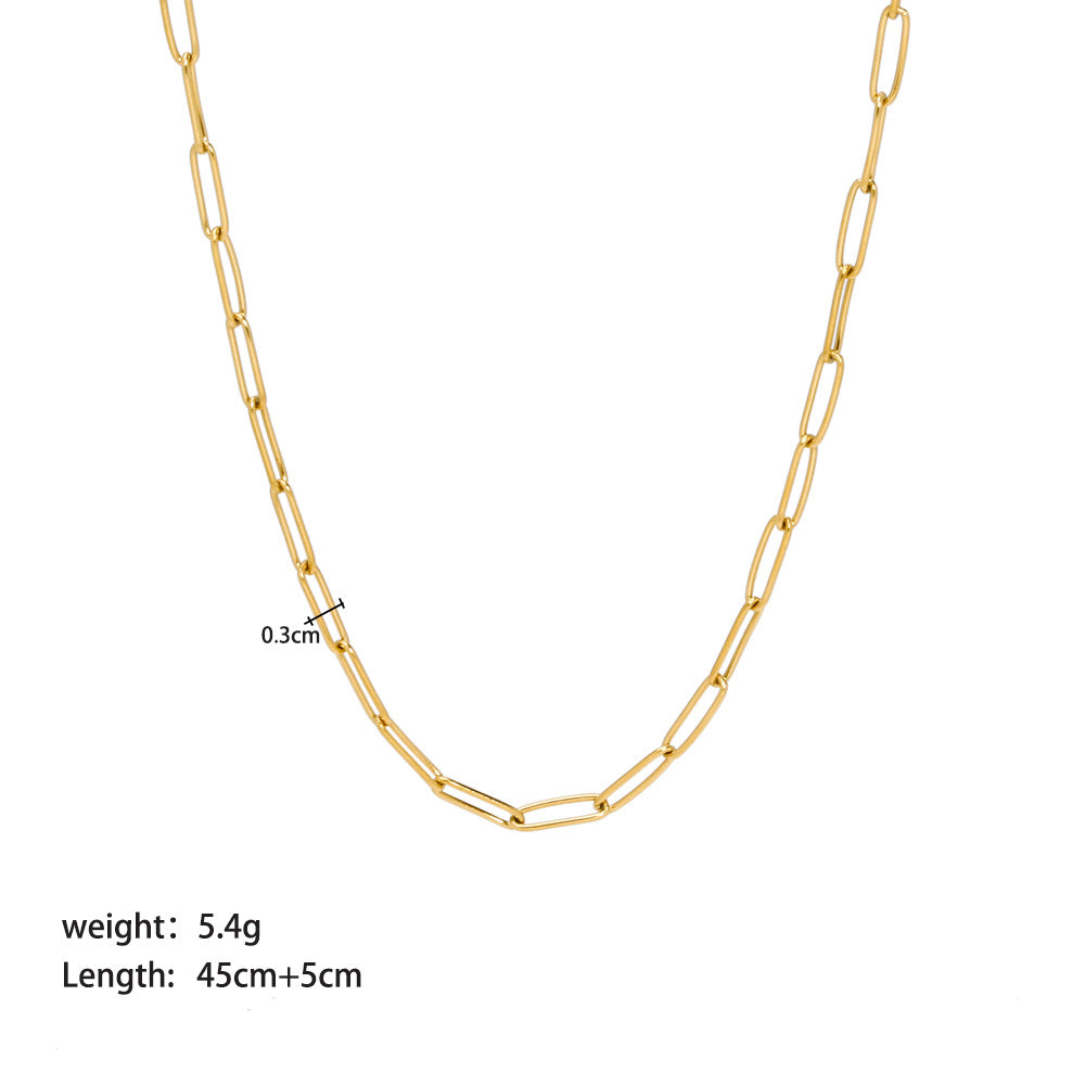 Hop Cuban Link Chain Punk Twist Necklaces