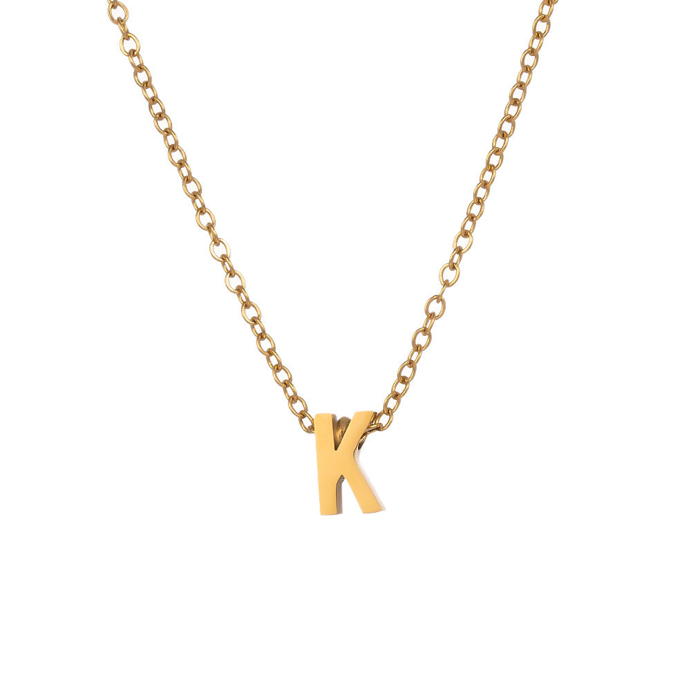 Fading English Letter Unisex Fashion Simple Necklaces