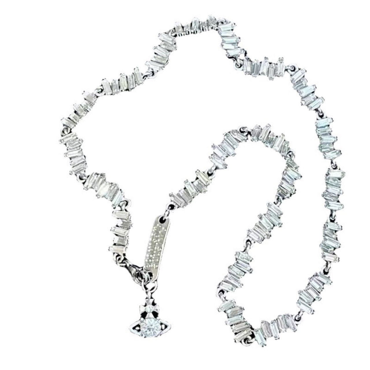 Mother Irregular Square Diamond Saturn Niche High-grade Clavicle Necklaces