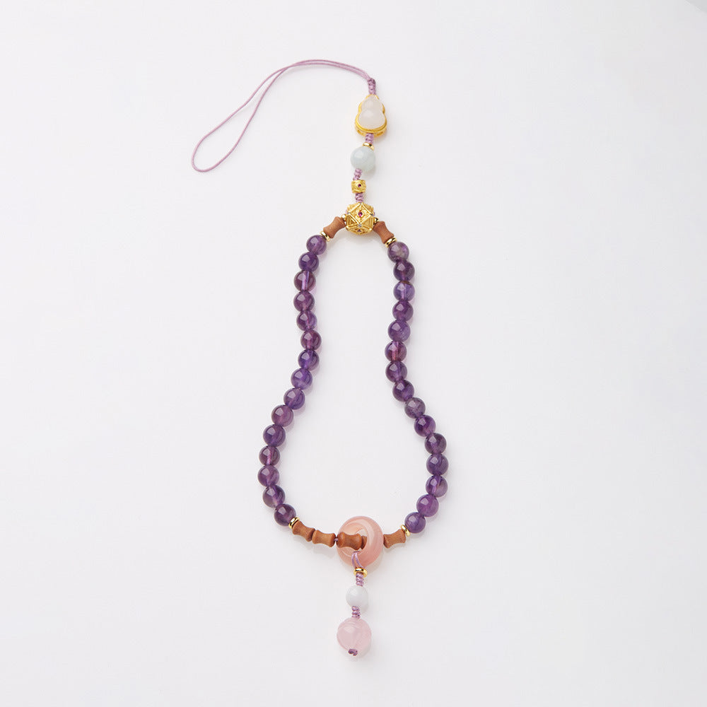 Fire Lucky Female Amethyst Ghost Design Bracelets