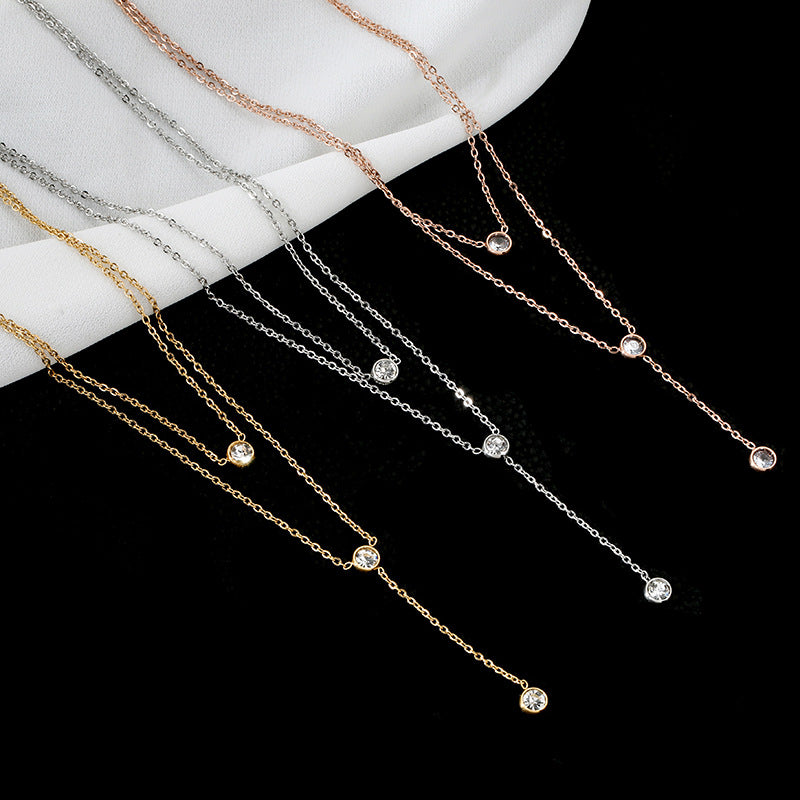 Women's Simple For Trendy Temperament Clavicle Chain Necklaces