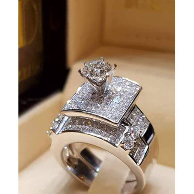 Women's Versatile Ornament Couple Set Engagement Rings