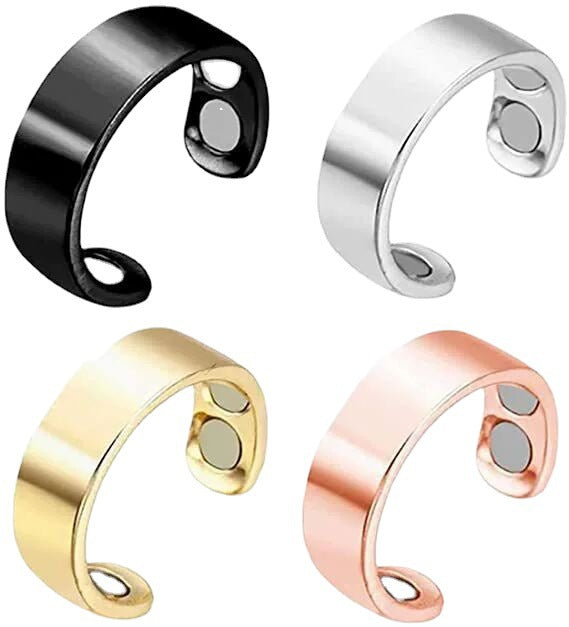 Double Magnet Four Magnetic Suction Health Rings