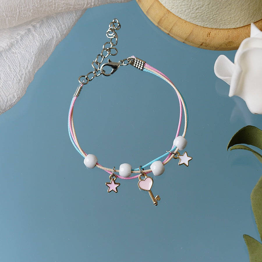 Personality Carrying Strap Unicorn Drop Oil Bracelets