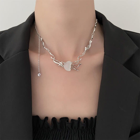 Women's Jellyfish Tassel Niche Sweet Cool Hot Necklaces