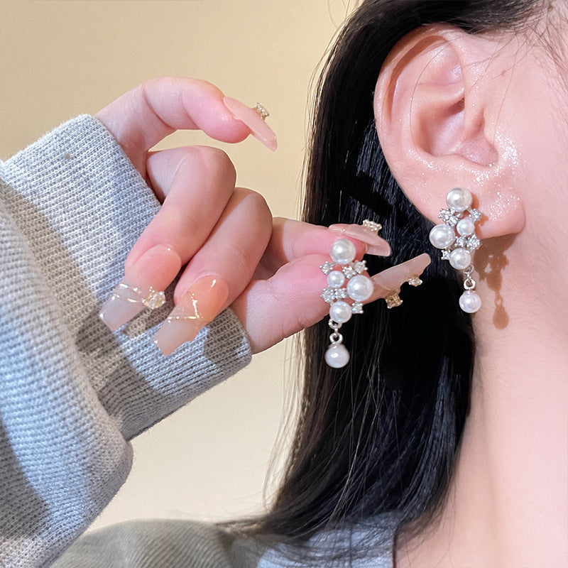 Women's Needle Korean Style Light Extravagant Love Earrings