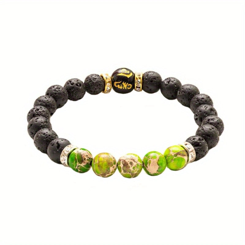 Women's & Men's Colorful Natural Stone Crystal Anxiety Relief Bracelets