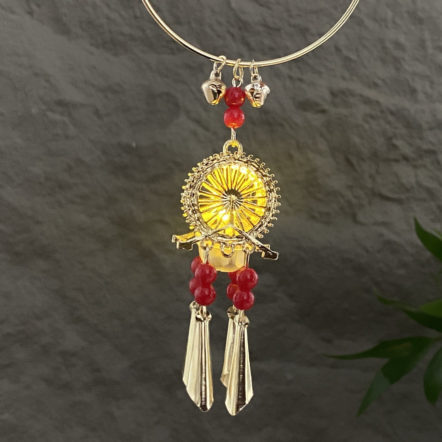 Lantern Luminous Palace Style With Light Antique Daily Han Bracelet